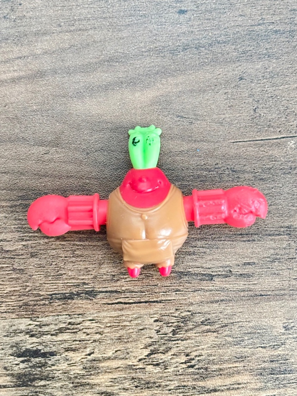 VINTAGE SpongeBob SquarePants Mr. Krabs Crab Figure Burger King Toy 2000's